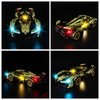 Kyglaring LED Lighting Kit, Compatible with Lego Lamborghini Lambo V12 Vision GT Super Car Model,76923 Light Set (Lego Sets Not Included) Light Up Your Lego!