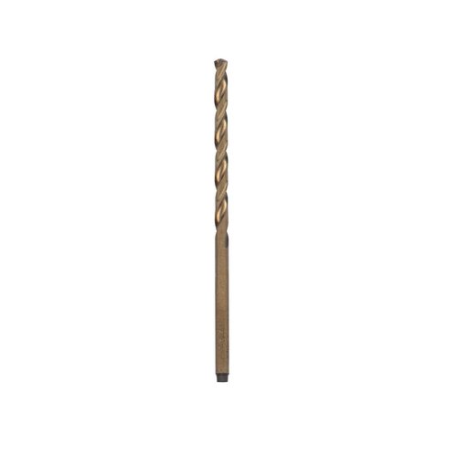 BOSCH CO2135 1-Piece 1/8 In. x 2-3/4 In. Cobalt Metal Drill Bit for Drilling Applications in Light-Gauge Metal, High-Carbon Steel, Aluminum and Ally Steel, Cast Iron, Stainless Steel, Titanium