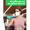 Boncare KN95 Face Mask 30 PCs, 5-Layer Black Face Mask for Men & Women Filter Efficiency≥ 95%, Breathable and Comfortable, Black