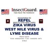 InsectGuard Permethrin Treated Tick Gaiters/Sleeves and Mosquitoes Flies Chiggers & More Insect Repellent Complete Package 1 (Green/White/Khaki XW) EXTRA WIDE