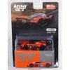 True Scale Miniatures Model Car Compatible with Aston Martin Valkyrie Maximum Orange 1/64 Diecast Model Car MGT00678