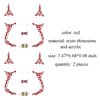 2 Packs Halloween Face Gems Jewels Tattoos Day of the Dead Skull Face Temporary Tattoos Rhinestone Crystal Body Gems Makeup Stickers for Halloween Party Cosplay