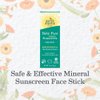 Earth Mama Baby Face Mineral Sunscreen Stick SPF 40 | Reef Safe, Non-Nano Zinc, Natural Water Resistant Sun Cream for Babies, Kids & Adults 0.74-Ounce, 3-Pack