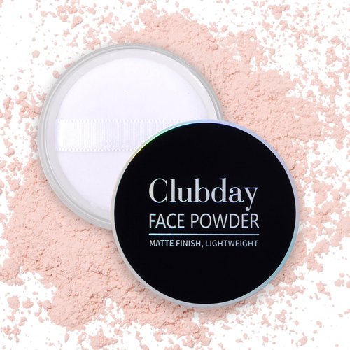 Clubday Multi Makeup Loose Setting Powder Lightweight,High Coverage,Shine Control,Waterproof Curated For All Skin Types - Pink, 6g (0.21 oz)