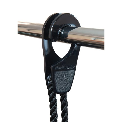Fastfender – 25 Black - The Original Single Handed Boat Fender Hanger - Made from UV Resistant Plastic - Sold in Pairs