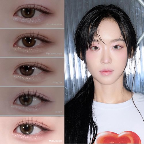 glow Shattered Glass Glitter #Division : Long Lasting, Shimmering Eye Glitter, Liquid Glitter Eyeshadow & Highlighter with Precision applicator, 0.1 oz