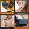 Woody's Activated Charcoal Bar Soap for Men, Detoxifying & Exfoliating with Coconut Oil, Bergamot, and Coffee, 8 Oz