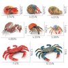 BRETOYIN Jumbo Sea Creatures Toys for Kids Set 8PCS Nautilus Toy Figure Crab Figurine Toys Model Educational Science Shark Toys Boy Birthday Gift