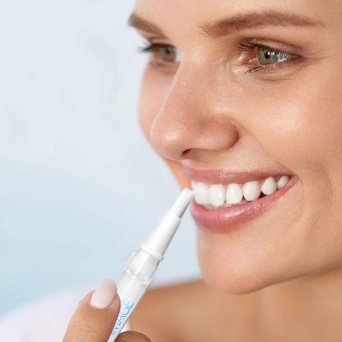 Whiter Image Mini Togo Teeth Whitening Pen 10 Pack, Erases Teeth Stains and Strengthens Enamel, Restorative Serum Gel That Reverses Enamel Damage from Bleaching On The Go for Up to 150 Applications