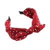 Qiabao Womens Wide Polka Dots Headbands Headwraps Hair Band with Bow Pack of 3