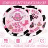 40Pcs Cow Girl Party Supplies 20 Plates + 20 Napkin Cow Girl Birthday Party Decorations (Cow Girl) Plates