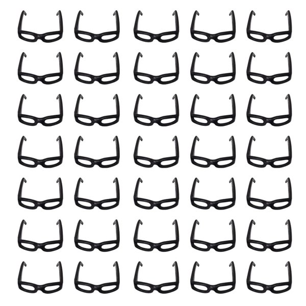 TOYANDONA 60pcs Doll Glasses, Miniature Doll Eyeglasses Mini Doll Costume Accessories for Dollhouse Crafts