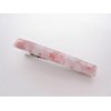Generic Small 2 inch super slim pink speckled alligator hair clip fine thin hair