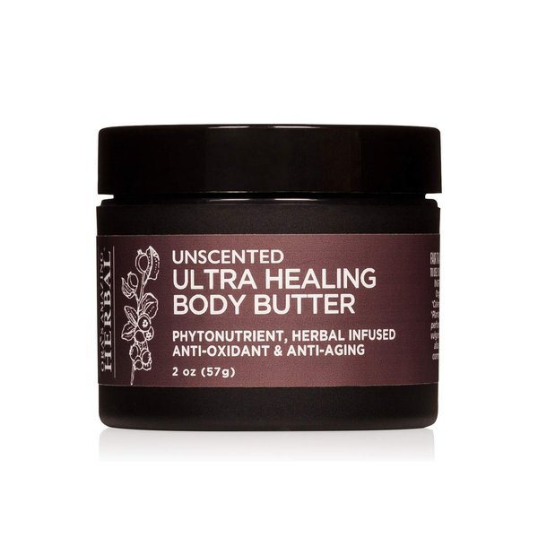Ultra Healing Body Butter, Cream for Eczema and Dry Skin, Fragrance Free Body Butter, Hand Cream for Dry Cracked Hands, Unscented Hand Cream, Skin Repair Cream, 2 Oz Travel Size, Made in the USA