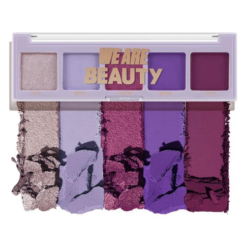 AFGHOUZ 5 Colors Eyeshadow Palette, Shimmer & Matte Eye Shadow Palette Makeup, Travel Eyeshadow for Women