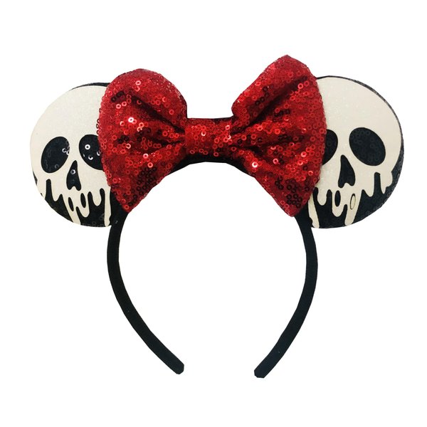 Halloween Skull Headband for Halloween Dress-up Party Supplies Thanksgiving Carnival Masquerade Cosplay Headwear (E)