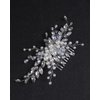 Rumtock Vintage Silver Hair Comb Handmade Pearl Hair Piece for Women Wedding Bridal Hair Jewelry (Silver)