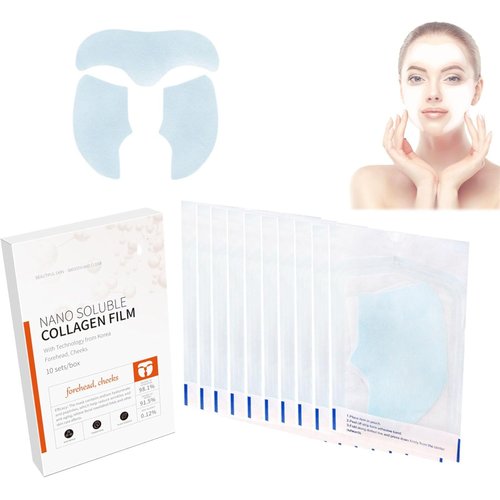 TDBFD Skinifyx Hydrolyzed Collagen Patches, Skinifyx Collagen Patches, Hydrolyzed Collagen Patches Neck, Nano Soluble Collagen Film, Highprime Collagen Film Face Mask，Skinifyx