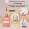 FZANEST Nude Builder Gel For Nails and Diamond Top Coat Set,Natural Base Color Rubber Base Gel Polish High Shine Finish Kit,Self-leveling Nail Structure Extension Gel No Wipe Top