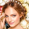 36 Pcs Wedding Pearl Hair Pins Bridal Pearl Rhinestone U Shape Barrette Wedding Hair Accessories, Pearl Bobby Hair Pins Clips for Brides Bridesmaid Women Girls
