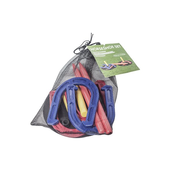 Complete Outdoor Horseshoe Set with Horse Shoes and Targets - By Trademark Innovations