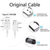 Original 10ft USB-C Cable Works for ZTE Axon 20 with Fast Charging and Data Transfer. (White 3M)