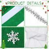 Zomiboo 4 Pieces Christmas Elf Doll Accessories Set Includes 2 Pieces Christmas Elf Hammock and 1 Elf Doll Bathrobe and 1 Red Green Plaid Sleeping Bag for Xmas Presents Decorations Play(Popular)