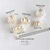 5 Pcs Pearl Hair Clips Mini Pearl Hair Claw Clips Small Pearl Hair Barrettes Fashion Pearl Hairpins Daily Use Hair Accessories for Women Girls