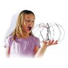Original GeoFlux 2-Pack of Mesmerizing 3-D Kinetic Sculpture & Interactive Spring Toys, Silver Metallic