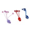 Mice Furry Pet Cat Toy, 8.7in Christmas Mouse Cat Toy Set for Cat Kitten