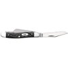Case WR XX Pocket Knife Rough Black Jigged Synthetic Medium Stockman Item #18222 - (6318 SS) - Length Closed: 3 5/8 Inches