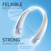 NEXAIR Portable Neck Fan - 3 Speed Rechargeable Bladeless Neck Fan, Adjustable Personal Neck Fan For Women & Men Modern Design, Great Cooling Fan For Travel, Outdoors & Sports
