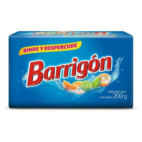 Jabón Barrigón by Varela Brand Original Scent Refreshing Laundry Bar Soap 200g