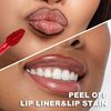 BAISEN DIARY Peel Off Lip Liner Tattoo Stain - Peel & Reveal Rich Ravishing Color Peel Off Mask Lip Gloss - Transfer-proof, Smudge-Proof, Matte Finish (#3, 1 Count (Pack of 1))