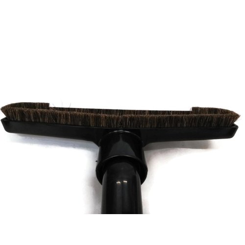 Hardwood Universal Vacuum Cleaner Floor Brush 1 ¼ inch (1.25'') (32mm) Inner Diameter with Horse Hair Soft Bristles 10” Wide Black