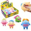 Sepco 12PCS Stretchy Squishy Monster Stress Relief Ball Pulling Hair Squeezable Funny Squish Toy for Kids Birthday Gifts Party Favors Goodie Bag Fillers Carnival Prizes