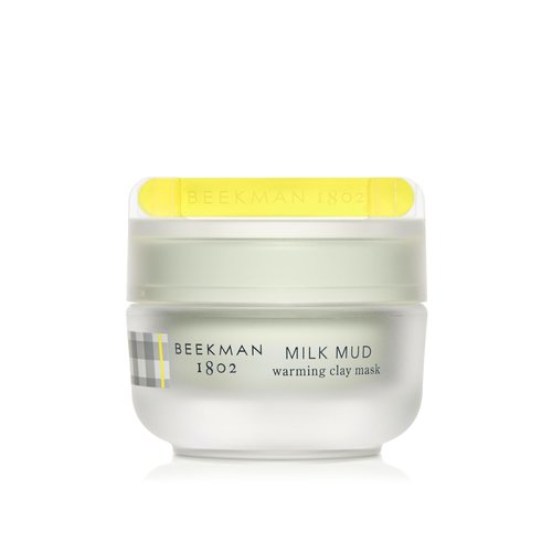 Beekman 1802 Goat Milk Mud Face Mask - Fragrance Free - 1.69 oz - Warming Volcanic Clay to Exfoliate, Control Oil & Minimize Pores for Clearer Skin - Good for Sensitive Skin - Cruelty Free