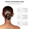 144pcs Brown Hair Net for Bun Invisible Elastic Mesh Nylon Hair Nets Perfect for Ballet Bun Maker Dance Hair Bun, Sleeping, Kitchen Food Service, Hair Extensions and Wigs(144PCS, Brown)