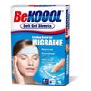 Be Koool Cooling Relief for Migraine, Soft Gel Sheets, 4 Sheets (Pack of 4)