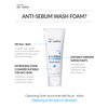 dr. eslee Anti-Sebum Wash Foam 100ml, Foaming Facial Cleanser for Oily Skin, Controls Excess Sebum, Soothes Irritated Skin, Clean and Matte Finish After Cleansing, SLS/SLES-Free, Korean Skin Care