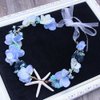 Bodermincer Bridal Hair Accessories Forest Photo Album Mermaid Headband Handmade Headband Beach Pink Headband White Headband Blue Headband (Blue Starfish)