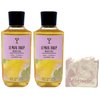 Bath and Body Works Lemon Drop Martini- 2 pack - Shea + Vitamin E Shower Gel With a Himalayan Salts Spring Sample Soap.