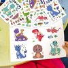 24 Sheets 8.3''×5.9'' Make Your Own Dinosaur Stickers for Toddlers Kids Party Favors, Make a Face Stickers for Kids Activities Supplies Crafts
