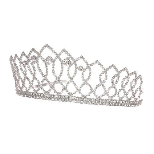 Pageant Queen Rhinestones Crystal Bridal Wedding Prom Tiara Crown