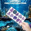 100 PCS Octopus Themed Birthday Party Favors Decorations Supplies Decor Octopus Ocean Under the Sea Animals Temporary Tattoos Stickers for Girls Boys Baby Shower Gifts Student School Prizes Rewards