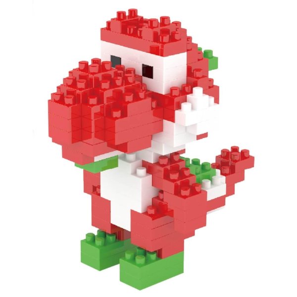 PIXOLAND New Super Cute Mini Building Blocks Dinosaur Sets Cute Micro Mini Animal Dragon Building Bricks for Adults Micro Nano Bricks Perfect Party Favors for Teenagers. Rojisaurio 230 pcs P10009