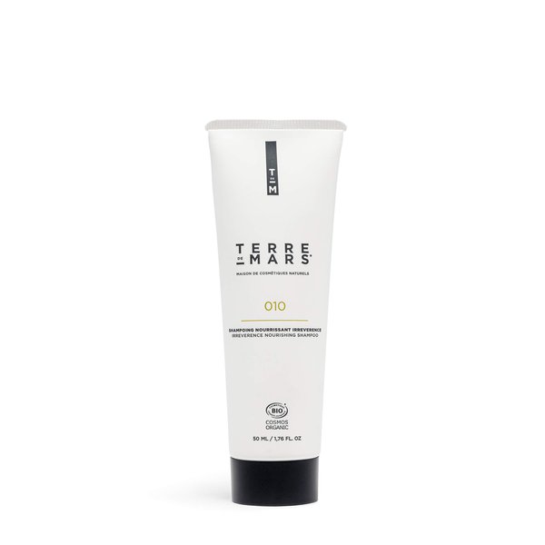 TERRE DE MARS Irreverence Nourishing Shampoo, Certified Organic, Moisturizing and Repairing Shampoo for Men and Women, Made in France, Vegan and Cruelty Free (1.76 FL Oz)