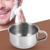 Stainless Steel Men's Shave Soap Bowl Metal Shaving Soap Mug Bowl Cup Shaver Men Face Cleaning Soap Bowl