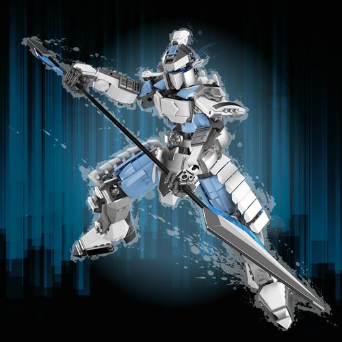 JMBricklayer Mech Building Sets for Adults 70126, Mecha Robot Action Figures Display Model, Cool Transforming Battle Toy for Boys Girls, Mech Sets Model and Assembly Toy for Teens Adult(707 Pieces)