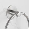 Besteffie Adhesive Towel Ring Wall Mount Hand Towel Ring Self Adhesive Towel Hanger Premium SUS304 Stainless Steel Rustproof Brushed Nickel, Kitchen, Bathroom Hand Towel Holder